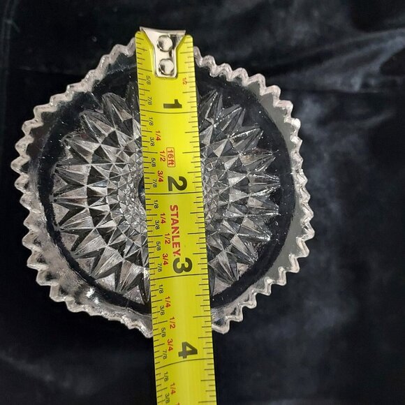 Early American Pressed Pattern Glass (EAPG)Pedestal/Compote Bowl 5" Tall Vintage - Picture 5 of 12